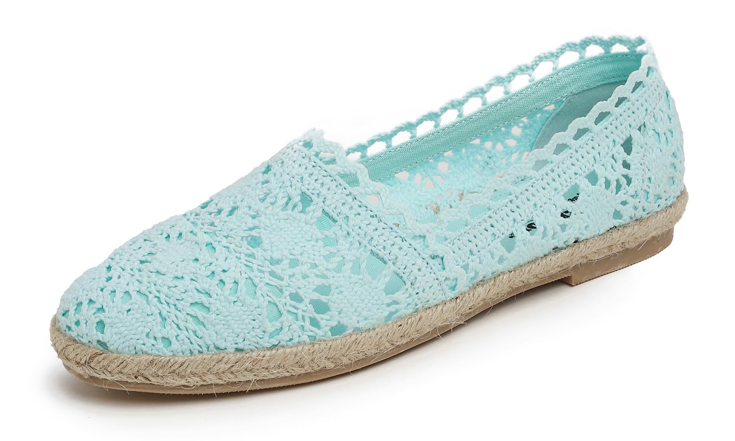 Feversole Close Toe Espadrilles Women's Comfort Breathable Slip On Flats Shoes