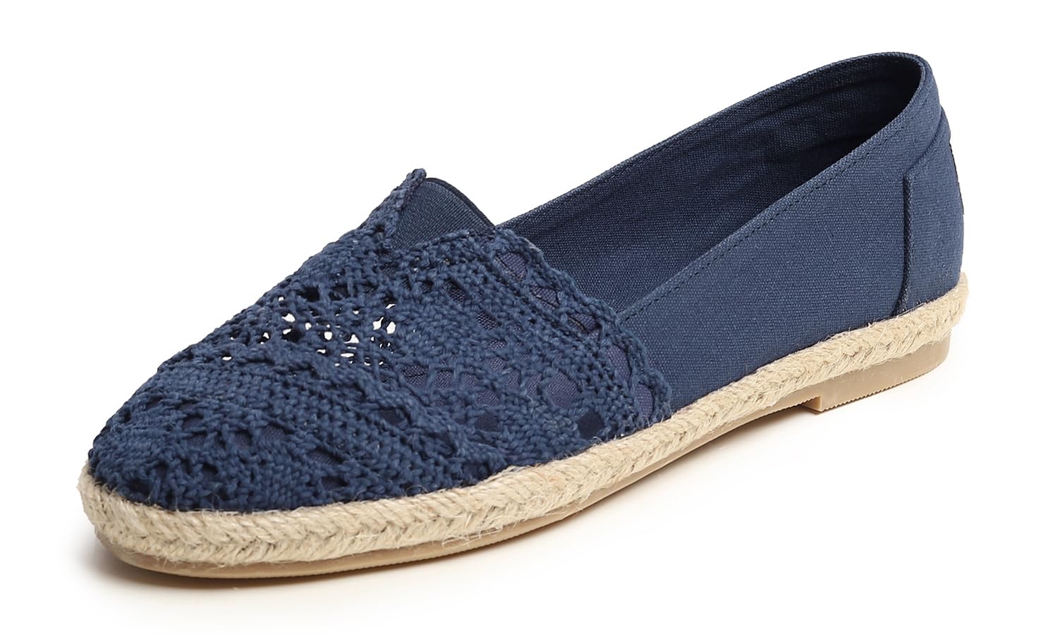 Feversole Close Toe Espadrilles Women's Comfort Breathable Slip On Flats Shoes