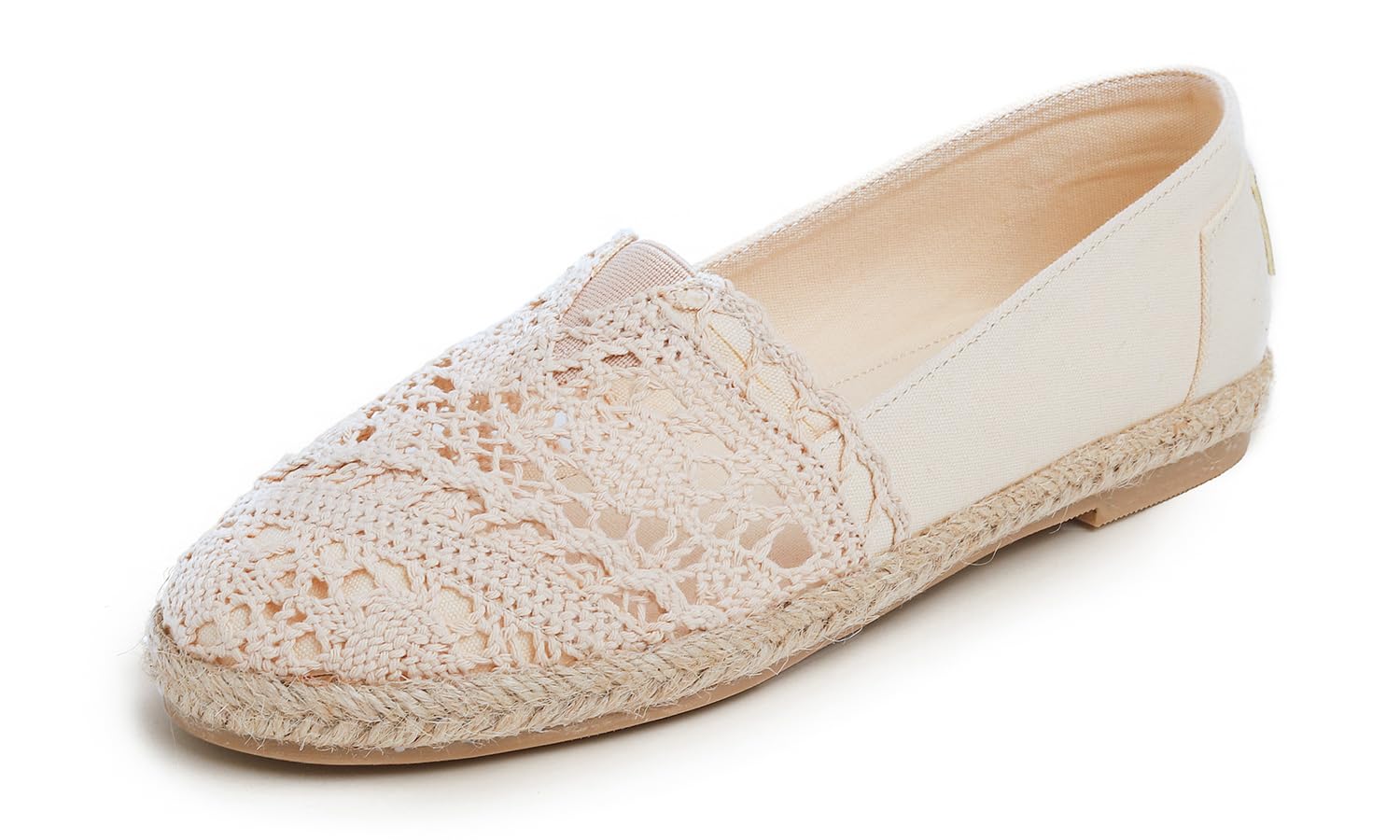 Feversole Close Toe Espadrilles Women's Comfort Breathable Slip On Flats Shoes