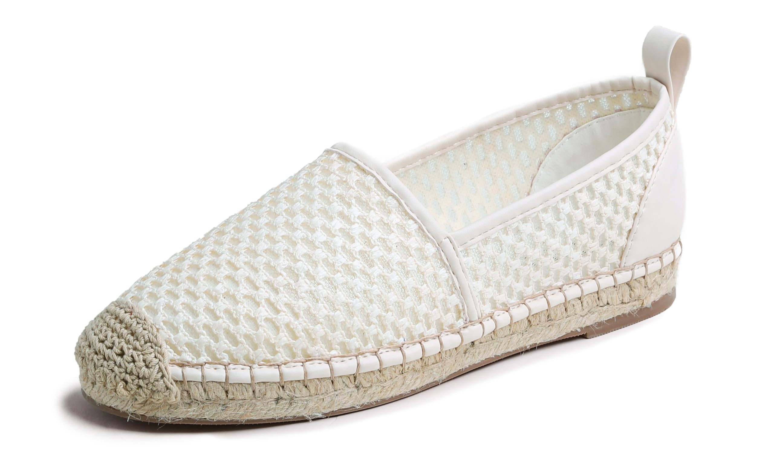 Feversole Close Toe Espadrilles Women's Comfort Breathable Slip On Flats Shoes