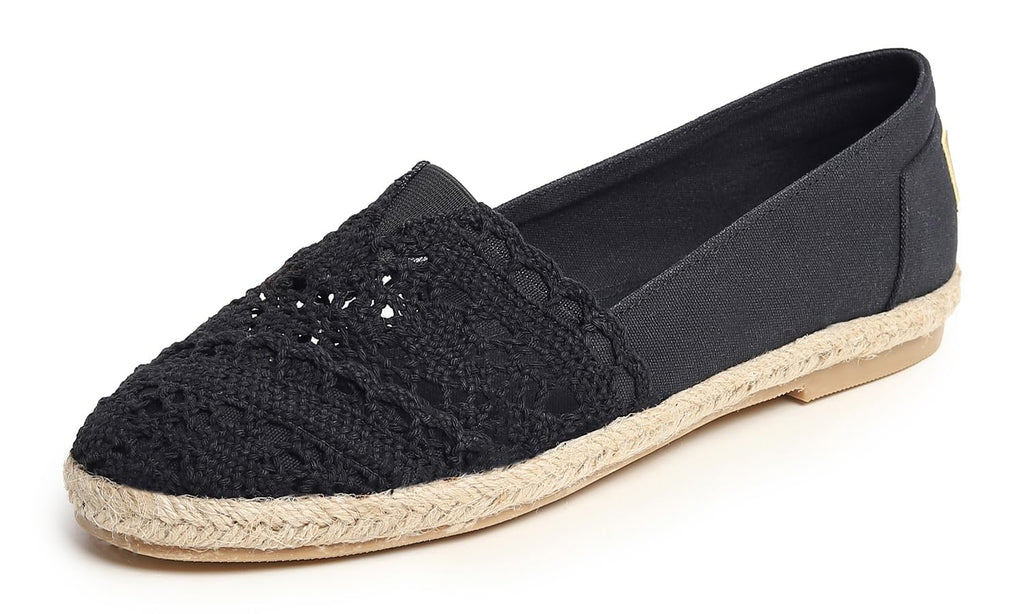 Feversole Close Toe Espadrilles Women's Comfort Breathable Slip On Flats Shoes