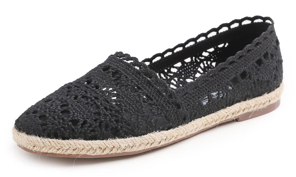 Feversole Close Toe Espadrilles Women's Comfort Breathable Slip On Flats Shoes