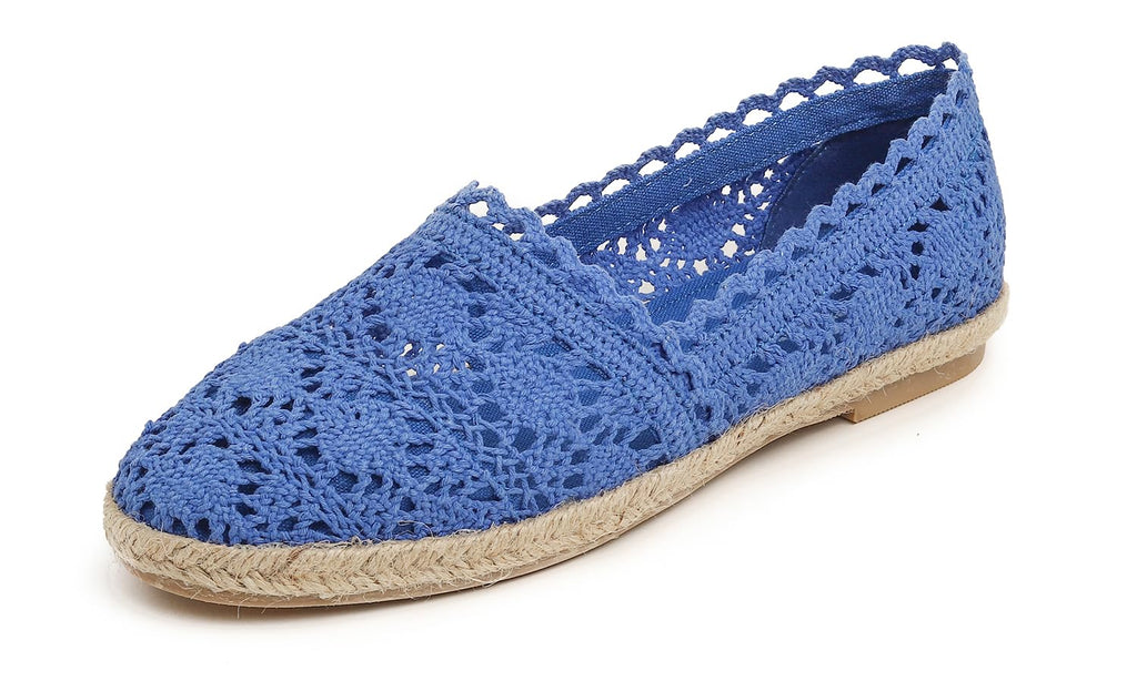 Feversole Close Toe Espadrilles Women's Comfort Breathable Slip On Flats Shoes