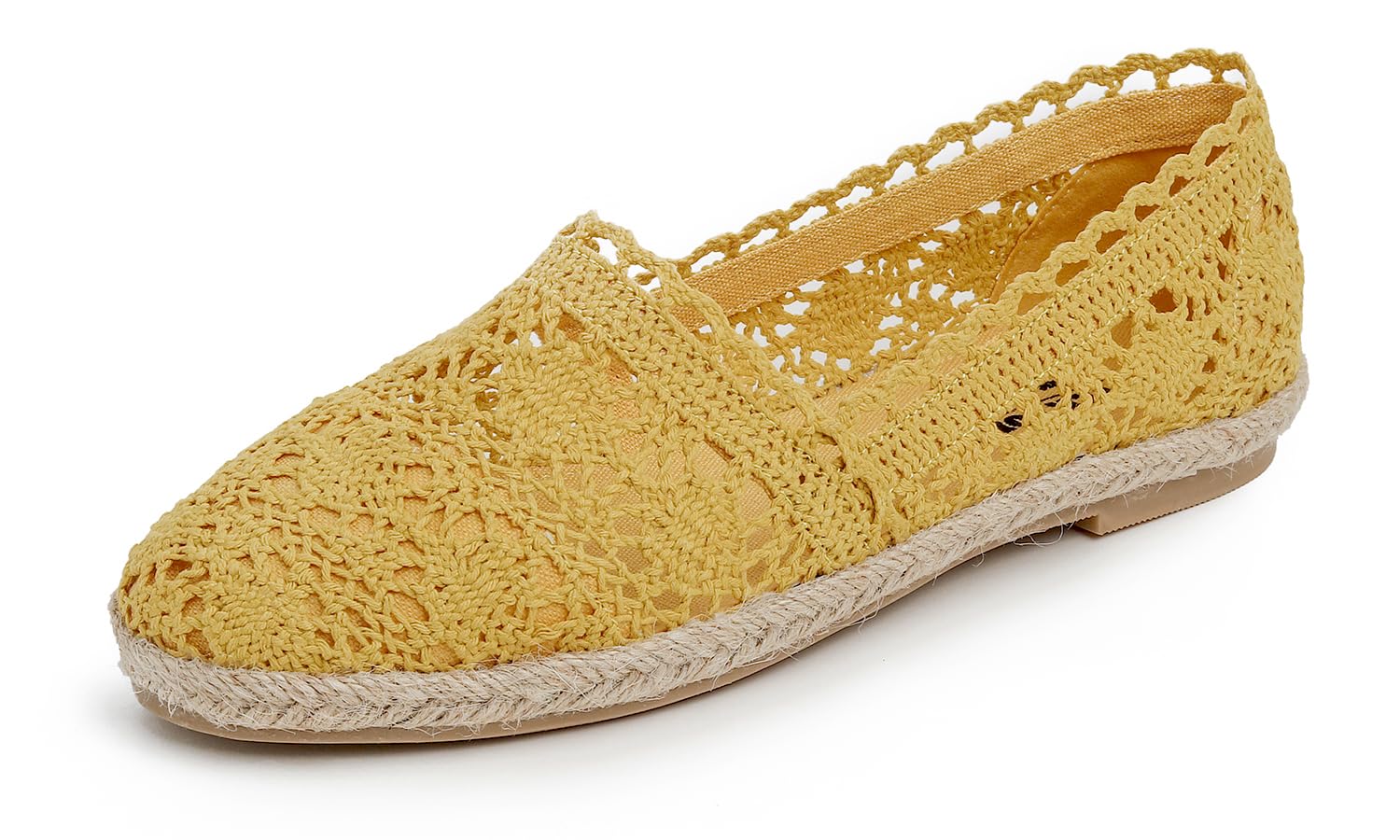 Feversole Close Toe Espadrilles Women's Comfort Breathable Slip On Flats Shoes