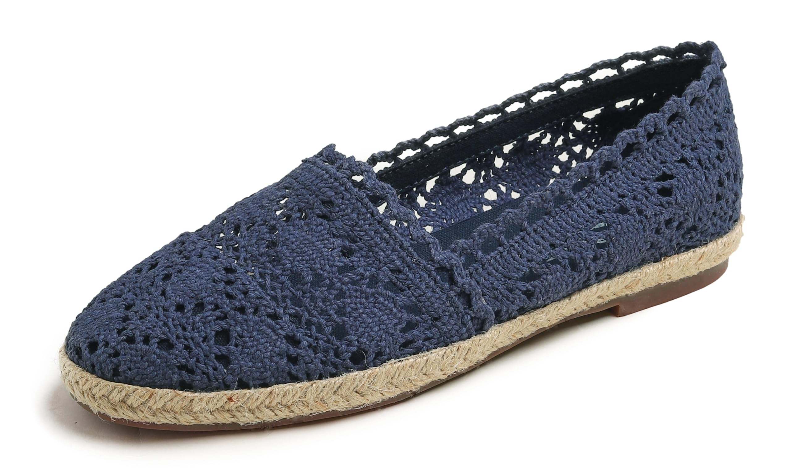 Feversole Close Toe Espadrilles Women's Comfort Breathable Slip On Flats Shoes